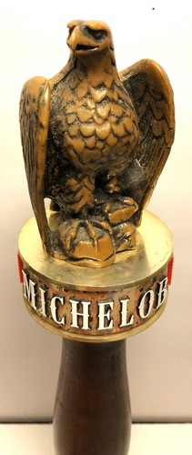 Michelob Golden Eagle Beer Tap Long Handle Classic Dark Vintage 15.5 inches Tall - Picture 8 of 8