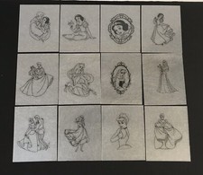 Shrinky Dinks Disney Princess Snow White Aurora Cinderella Belle 12 Vintage Pcs