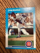 1987 Fleer Update Greg Maddux Rookie Chicago Cubs #U-68 RC Atlanta Braves 