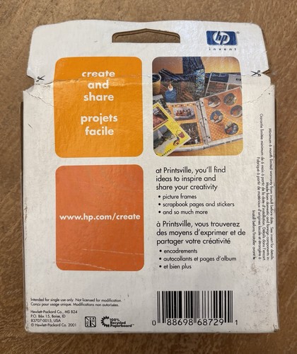 Cartucho de tinta tricolor OEM HP 23 genuino nuevo sellado caducado - Imagen 2 de 2