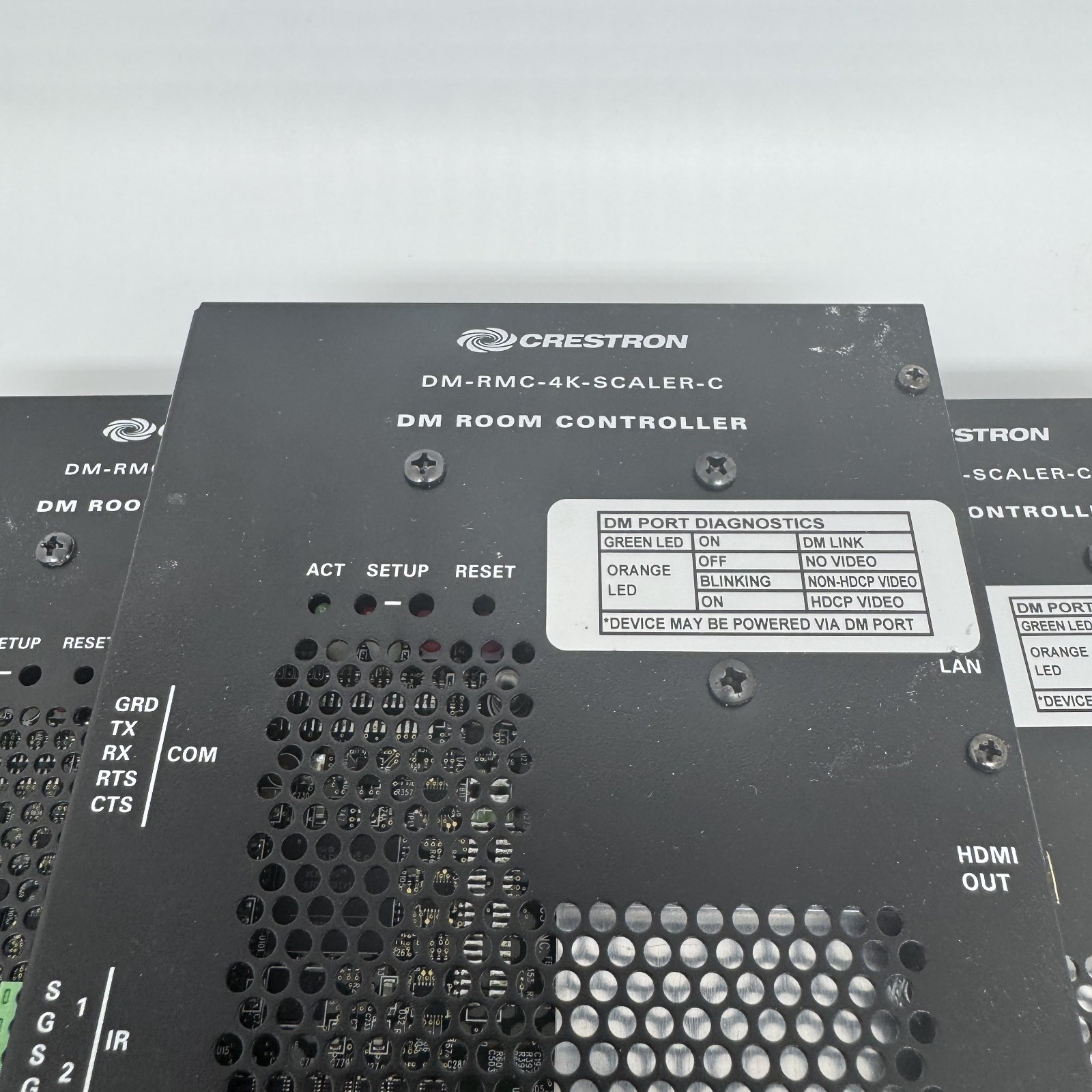 Lot Of 5  Crestron DM-RMC-4K-SCALER-C DM Room Controller (UNIT ONLY)