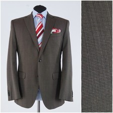 Mens Brown Sport Coat 42R US Size BENVENUTO W...