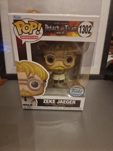 FUNKO POP! Anime Animation Attack On Titan Zeke Jaeger #1302 Special Edition