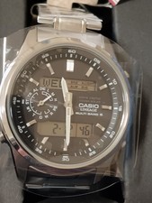 Casio Lineage LCW-M300D-1AJF Stainless Solar Radio Analog Digital Watch in BOx