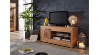 Tv-Board Lowboard Tv-Schrank Gaja 1 Wildeiche Massiv Natur GeöLt Mit Hirnholz