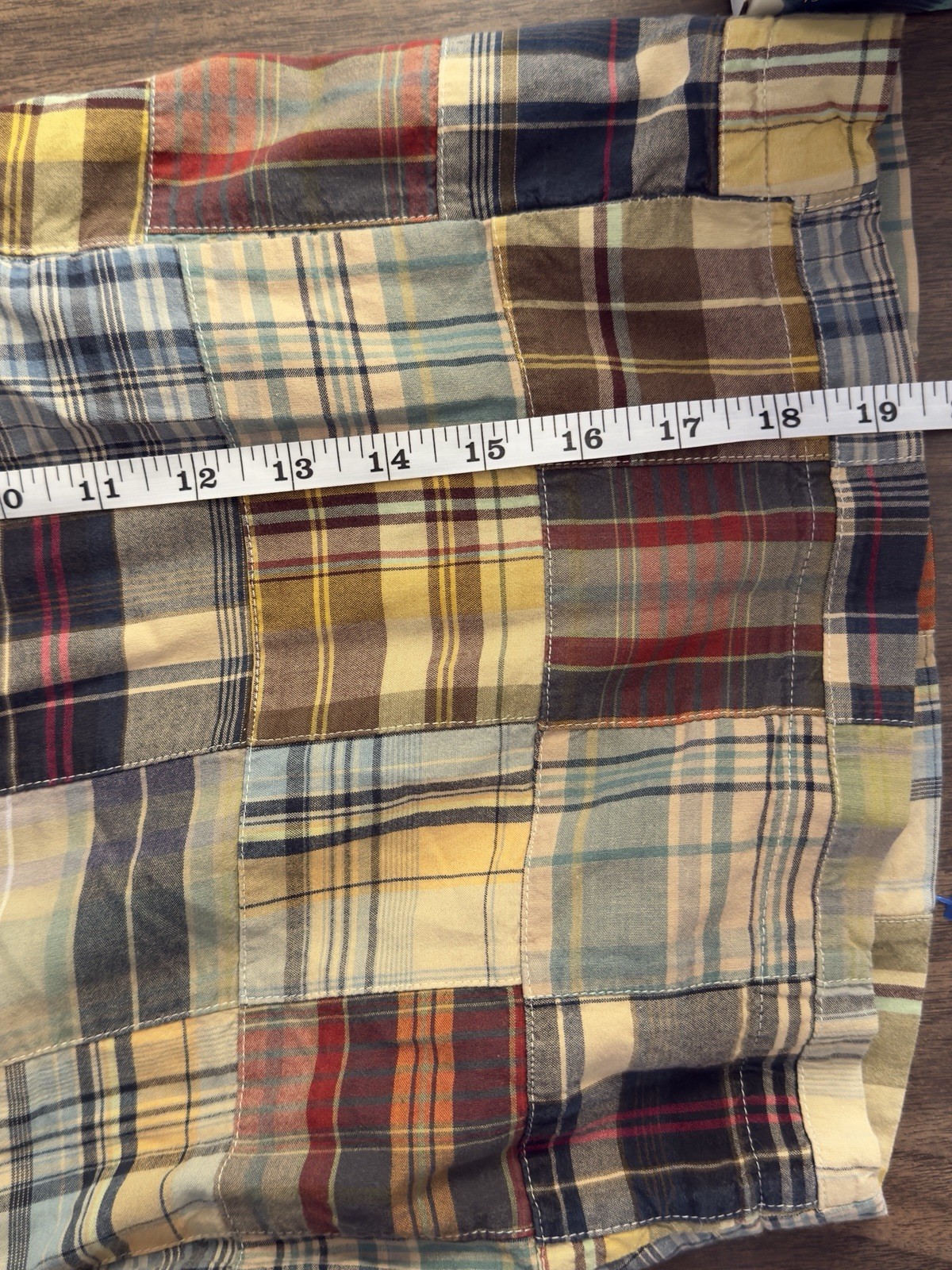 Brooks Brothers 346 Madras Patchwork Outdoor Berm… - image 10