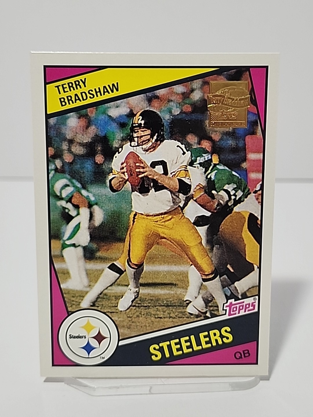 2002 Topps Terry Bradshaw Reprints Terry Bradshaw #14 HOF