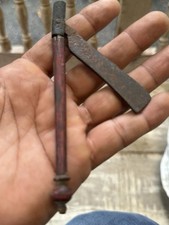 Old Vintage  Straight Razor Folding Shaving Knife Wood Handle Razor