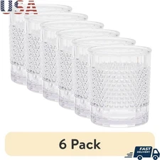 14oz Shatterproof Diamond Tumbler Set Dishwasher Safe Outdoor Drinkware New