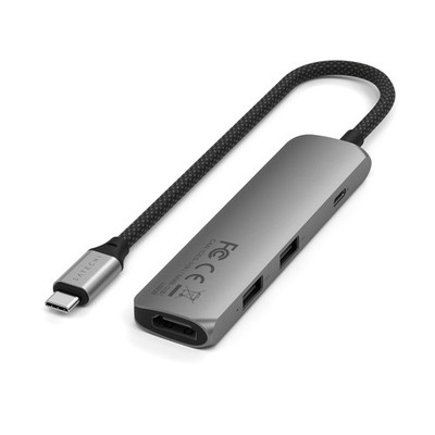 4 in 1 USB C Hub Multiport Adapter with HDMI 4K@60Hz, 100W PD Charging, 2X US...