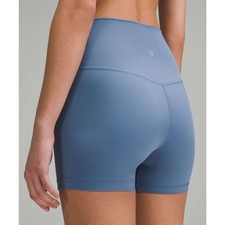 Lululemon Athletica Oasis Blue Align High-Rise Shorts Womens Size 4