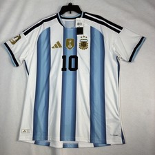 Messi #10 Argentina 2026 Home Jersey Argentina vs Algeria Kit Mens Size XL NWT