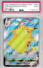 2021 POKEMON CELEBRATIONS SURFING PIKACHU VMAX HOLO #009 PSA 9 MINT   NEW on eBay
