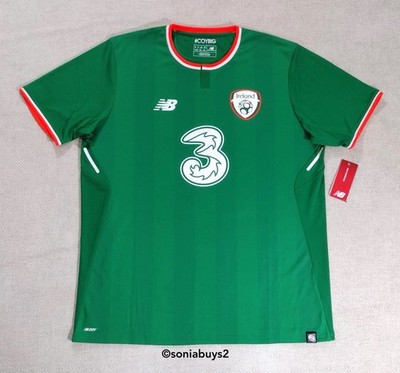 New Balance KEANE Ireland Home Soccer Jersey, MT730546, Green