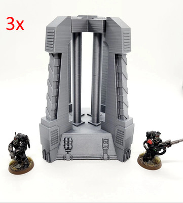 3 Industrial Plasma Generator 28mm terrain Wargaming Miniature