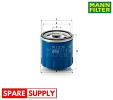 FILTRO OLIO PER ALFA ROMEO FIAT LANCIA MANN-FILTER W 712/16