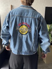 Hard Rock Cafe New York Vintage True Denim Made in Taiwan Blue Jeans Jacket XL