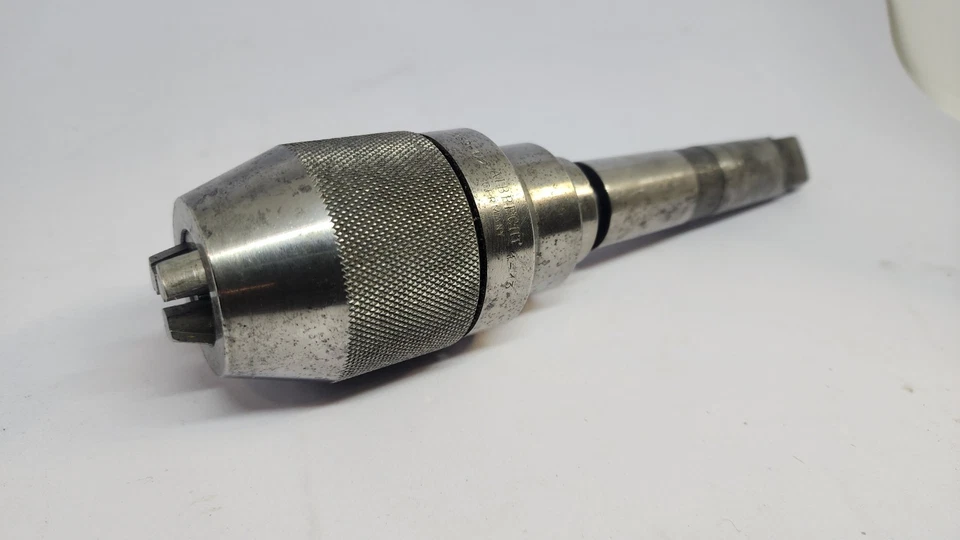 Albrecht Keyless Drill Chuck 1/32" - 1/2" model 1-13 w/ Jacobs No. 3 Morse Taper - Image 2 of 4