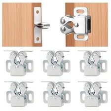 6 Pièces Loqueteau Fermeture Porte Placard,Quincaillerie de Portes et Loquets...