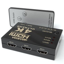 HDMI Switch 4K 30hz 3 in 1 HDMI Umschalter mi...