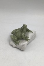 Royal Copenhagen Art Nouveau paperweight Frog No. 447 C. Frederik Ludvigsen