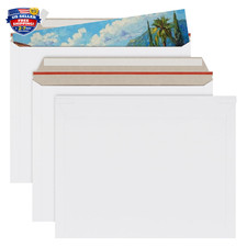 11x14 Inch White Rigid Mailers Pack of 50 Self Seal Document Envelopes for