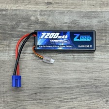 One Zeee 7.4V 120C 7200mAh 2S Lipo Battery EC5 HardCase for RC Car Truck Tank