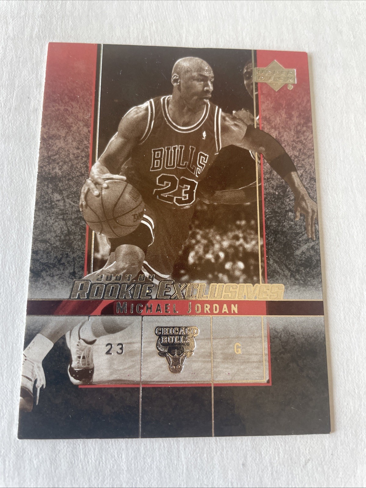 2003-04 Upper Deck Rookie Exclusives Michael Jordan Variation Black & White #60