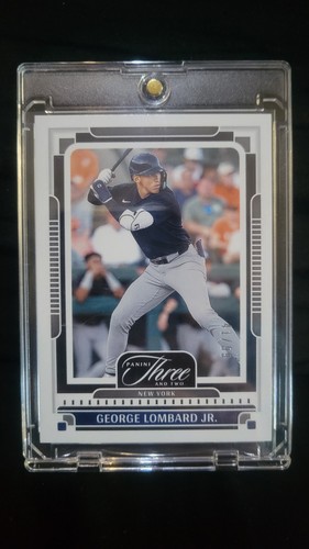 George Lombard Jr. 2025 Panini Three and Two RC #/99 New York Yankees
