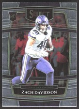 2021 Panini Select Zach Davidson Rookie Minnesota Vikings #95