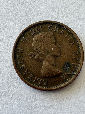 1955 Canadian No shoulder fold One Cent Penny - circulated | eBay