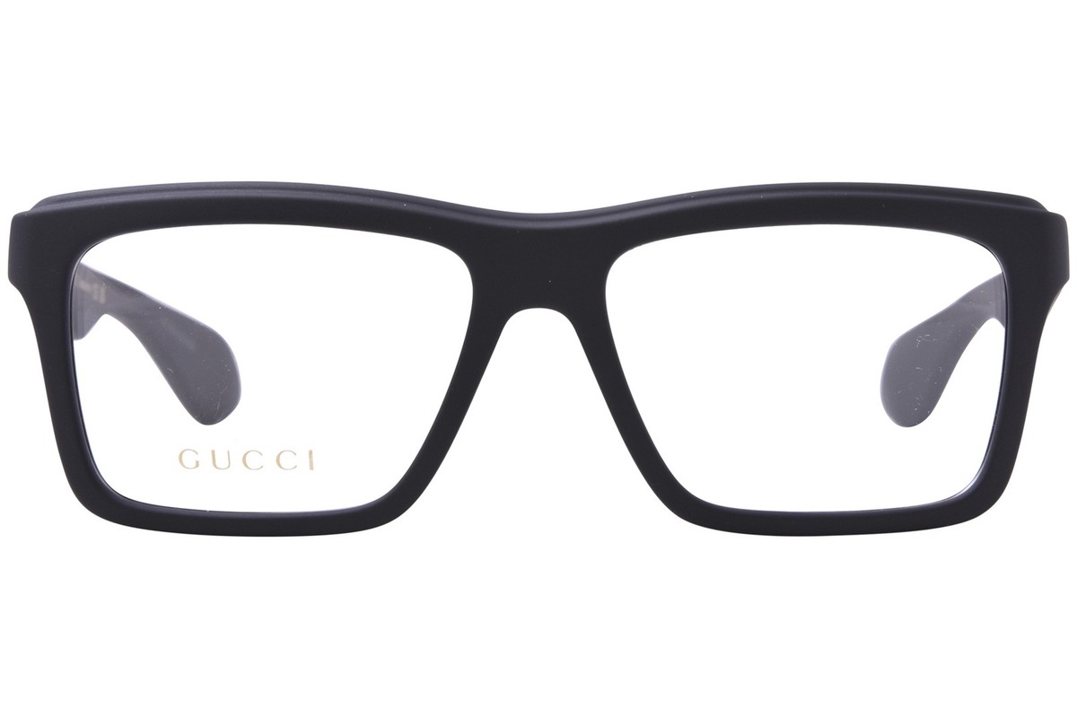 gucci メガネフレーム　新品未使用 Gucci GG1573O 001 Eyeglasses Frame Men's Black Full Rim Rectangle