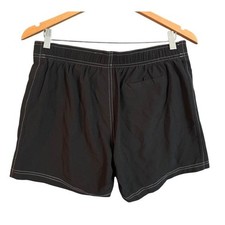 NWT ZeroXposur Swimwear Black Quick Dry Stretch UPF 30 Shorts Mens M 10