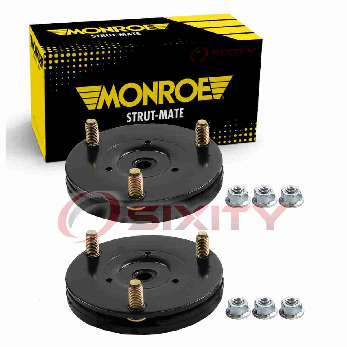 2 pc Monroe Strut-Mate Front Suspension Strut Mounts for 2006 Isuzu i-280 hd