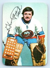 1976-77 Topps #6 Glenn Resch Glossy Inserts New York Islanders