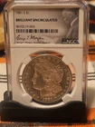 1881-S US Morgan Silver Dollar $1 - NGC Brilliant Uncirculated Beautiful Reverse