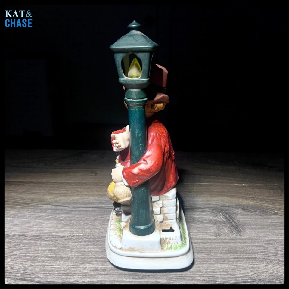 Luz electrónica Gaslight Willie Melody música en movimiento hecha a mano pintada a mano Foto 4 de 4