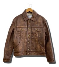 DIESEL Jacket Size XS Cowhide L-RILEY Men 6425