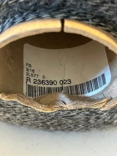 Spool Cone Peruvian PURE SOFT 2/16 #1 Alpaca Yarn 2lb 3oz 1018gr 0023 Grey A image 5