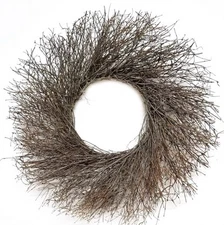 Natural Dried Twigs Wreath 26 Inches