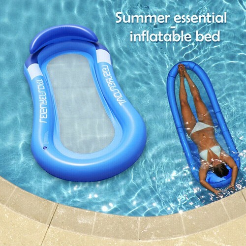 Inflatable Portable Floating Water Hammock Float Pool Bed Swimming Chair Toy - Picture 21 of 29