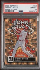 2022 Shohei Ohtani Panini Donruss Bomb Squad PSA 10 GEM MT /999