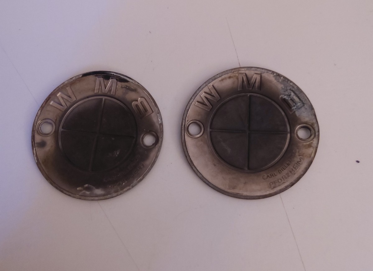 BMW タンクエンブレム R50 R60 R68 R69S BMW Round Enamel Emblem for Fuel Tank on BMW R50, R51, R60, R67