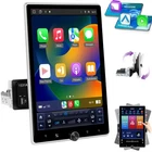 10.4'' Android 15.0 Single 1 Din Carplay Rotatable Car Stereo Radio GPS WIFI