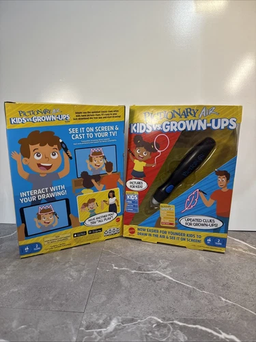 2 Pack NEW | MATTEL GAMES PICTIONARY AIR KIDS VS. GROWN-UPS | ALL PLAY KIT Party