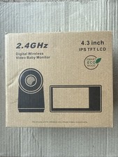 FirstKids Digital Wireless Video Baby Monitor. 1000 Ft Range. 2.4 GHz 4.3 Inch.