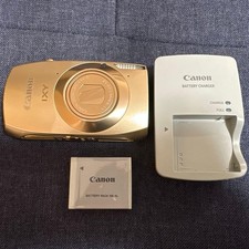 Canon IXY 32S Gold Compact Digital Camera Tested Working Seller Japan