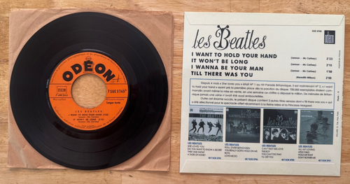 45 7" FRENCH EP THE BEATLES ODEON SOE 3745 I WANT TO HOLD YOUR HAND - Foto 2 di 2