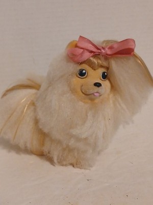 Vintage Hasbro Sweetie Pups Pomeranian Showtime 1989 Series 2 Original Ribbon