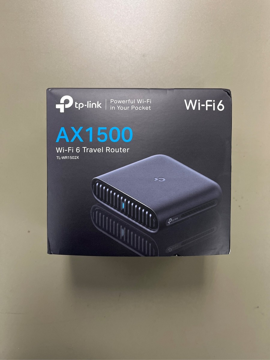 TP-Link TL-WR1502X Wi-Fi 6 IEEE 802.11 a/b/g/n/ac/ax Ethernet